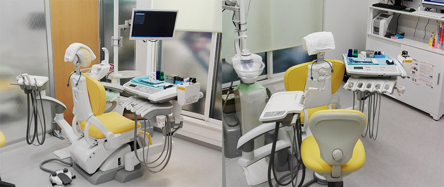 田中ファミリー歯科、治療椅子